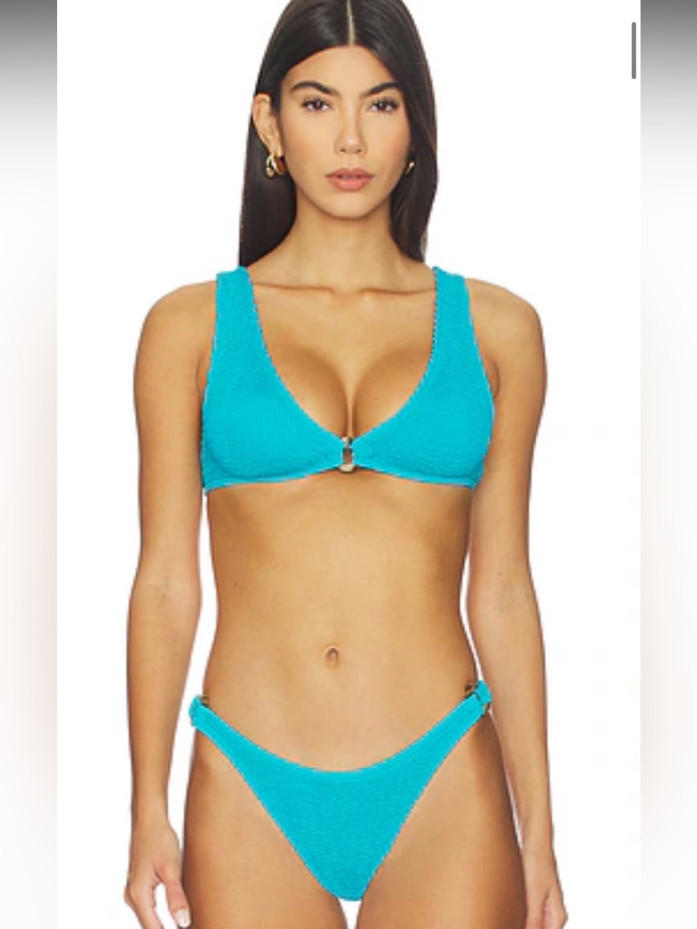 NWT Bond-eye ring scout crop bikini OS